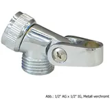 OEG Brausehalter Gelenkstück 1/2" Messing verchromt