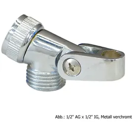 OEG Brausehalter Gelenkstück 1/2" Messing verchromt