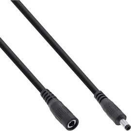 InLine Verlängerungskabel, DC Stecker 4,0x1,7mm, schwarz, 5m