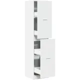 vidaXL Apothekerschrank Weiß 40 x 41 x 174,5 cm Weiß