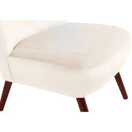 Max Winzer Sessel Sari Samtvelours 70 x 86 x 69 cm Creme
