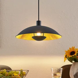 LINDBY Narisara 1-flg. Ø40 rund schwarz/gold