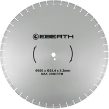 Eberth Diamanttrennscheibe 650 mm 25,4 mm Bohrung