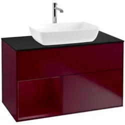 V&B Waschtischunterschrank Finion 100, Pl bla m, Reg Peo m Lac, Peo m