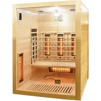 SANOTECHNIK Infrarotkabine Open, Natur, Holz, Hemlocktanne, 120x200x150 cm, Freizeit,
