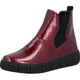 remonte Stiefelette kirschrot | schwarz 42