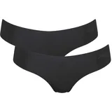 SLOGGI 2P ZERO Microfibre 2.0 Hipstring Schwarz Large Damen