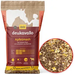 deukavallo Apfelmash 15kg - Mashfutter mit Apfeltrester und Leinsamen für Pferde