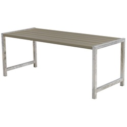 Holz Gartentisch Planken in der Größe 186 x 77 x 72 cm in Grün
