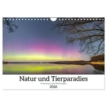 Calvendo Natur und Tierparadies (Wandkalender 2026 DIN A4 quer), CALVENDO Monatskalender