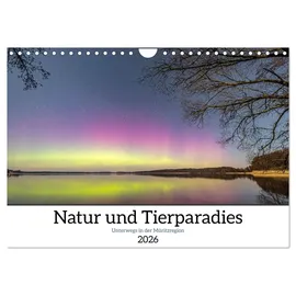 Calvendo Natur und Tierparadies (Wandkalender 2026 DIN A4 quer), CALVENDO Monatskalender