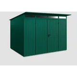 EcoStar Gerätehaus Trend-P Typ 3 moosgrün 312,7 x 283,4 x 232,3 cm