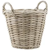 ib laursen Rattan Korb in braun | Gr.: S