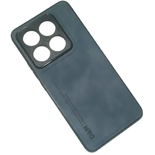 Kepuch Silklike Hülle für Xiaomi 14T Pro - Hüllen Case Eingebaute Metallplatte für Xiaomi 14T Pro - Blau