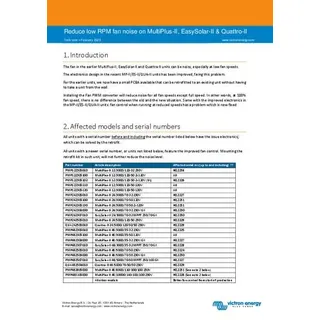 Victron Energy Lüftersteuerungskonverter PCBA MGR50_MP-II Lüfter PWM-Konverter 40kHz SPR00090