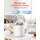 Vevor Tisch-Eiswürfelmaschine, 7 Eiswürfel in 6 Minuten, 11,8 kg pro Tag, selbstreinigendes Gerät mit Eisschaufel, Eiswürfelmaschine mit 2 Größen von Kugeleis für Zuhause Küche, Büro Bar Party