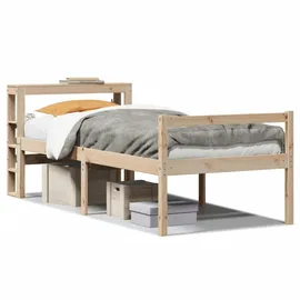 vidaXL Seniorenbett 75 x 190 cm Braun