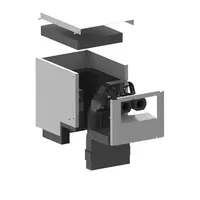 Buderus Abdeckhaube kurz Bodenanschluss für INPA Außeneinheit WLW MB