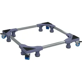 vidaXL Waschmaschinensockel Grau 66 x 66 x 12 cm Edelstahl