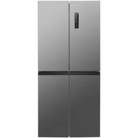 Bomann KG 7358 IX-LOOK CD NF 180cm inox Kühlgefrierkombination (D, 210 kWh, 1800 mm hoch, Inox)