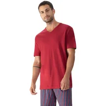 MEY V-Shirt Solid Night rot M