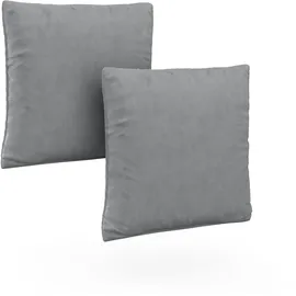 sit&more Luxor Sofakissen 50 x 50 cm Grau