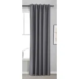 Gardinenbox Premium Verdunkelungsvorhang HxB 245x140 cm Dunkelgrau »Boston Dark« 100% Verdunkelung mit Multibandaufhängung, 2023600