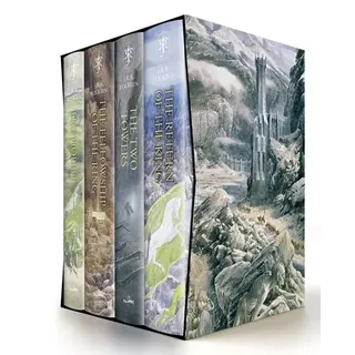 HarperCollins The Hobbit & the Lord of the Rings Illustrated by Alan Lee Box Set