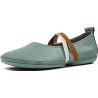 Camper Damen Right Nina K201665 Ballerina, Mittelgrün 008 TWS,