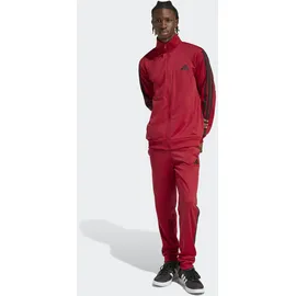 adidas Sportswear Basic 3 Stripes Tricot Trainingsanzug - active maroon, - L