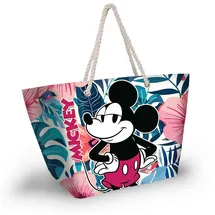 Disney Micky Maus Blossom-Soleil Strandtasche, Mehrfarbig, 52 x 37 cm