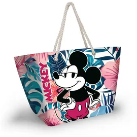 Disney Micky Maus Blossom-Soleil Strandtasche, Mehrfarbig, 52 x 37 cm