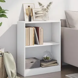 furnicato Bücherregal 60 x 24 x 76 cm Weiß