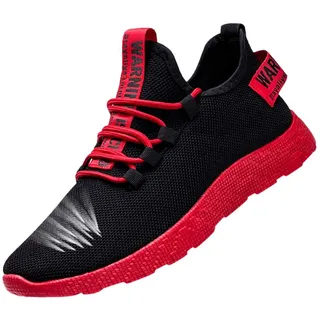 Zannycn Arbeitsschuhe Herren Sicherheitsschuhe Stahlkappe Komfort Damen Leicht Sportlich Stahlkappenschuhe Freizeitschuhe Dämpfung Schnürschuhe - 41 EU