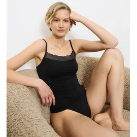 Triumph Feel of Modal Spaghetti Top Schwarz M