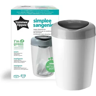 TOMMEE TIPPEE Simplee Sangenic Windeleimer grau inkl. Nachfüllkassette