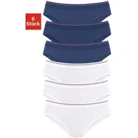 H.I.S. Bikinislip H.I.S, Damen, Gr. 36/38, blau (marine, weiß),