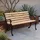 Proregal Gartenbank 80 x 132 x 35 cm Natur