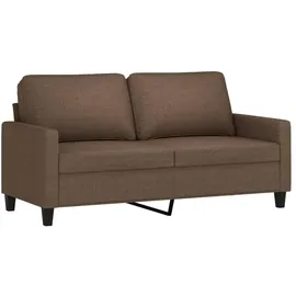 vidaXL 2-Sitzer-Sofa Braun 140 cm Stoff