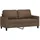 vidaXL 2-Sitzer-Sofa Braun 140 cm Stoff