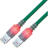 EasyLan CS1OTCDCD0005 - Cat.6 LED Patchkabel, DualBoot, S/FTP türkis,