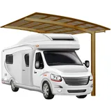 Ximax Alu Carport Portoforte Caravan Typ 80 Bronze 270 x 495 cm Sonderfertigung