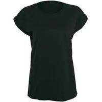 Build Your Brand Womens BY138-Ladies Organic Extended Shoulder Tee
