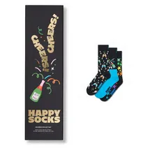 Happy Socks 3er Pack Socken schwarz/gelb/lila 41-46