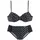 LASCANA Bügel-Bikini Damen Schwarz/Weiß 46 Cup C