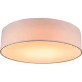 QAZQA Deckenleuchte rosa 40 cm inkl. LED - Drum LED