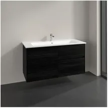 Villeroy & Boch Villeroy und Boch Collaro Waschtischunterschrank C14600AB 116,1x61x48cm, Waschbecken mittig, black oak