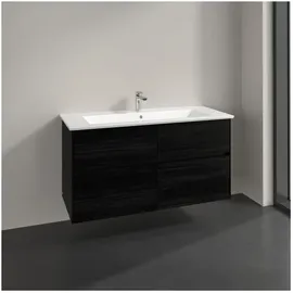 Villeroy & Boch Villeroy und Boch Collaro Waschtischunterschrank C14600AB 116,1x61x48cm, Waschbecken mittig, black oak