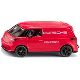 Siku 1121 - VW ID.Buzz Cargo Porsche Renndienst, rot, 85x36x32mm