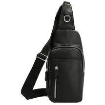 Picard Milano Umhängetasche Leder 13 cm schwarz
